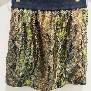No. 21 Sequin Mini Skirt - Multicolor NWT